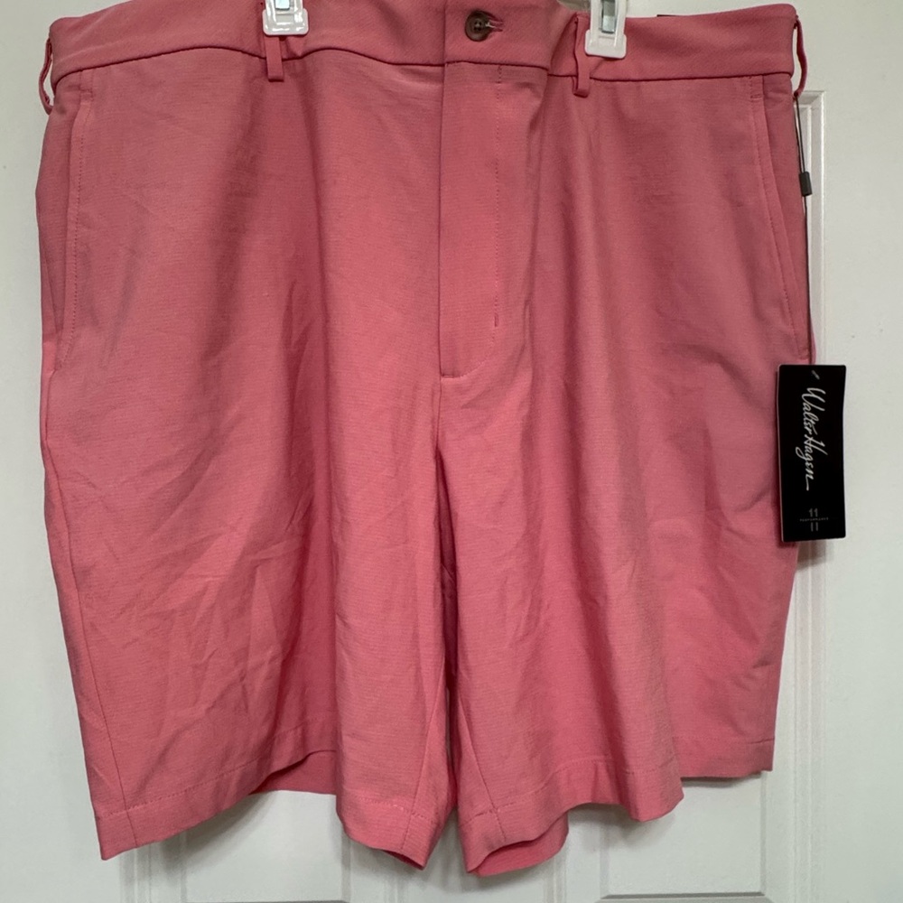 Walter Hagen Pink Flat Front Men Shorts